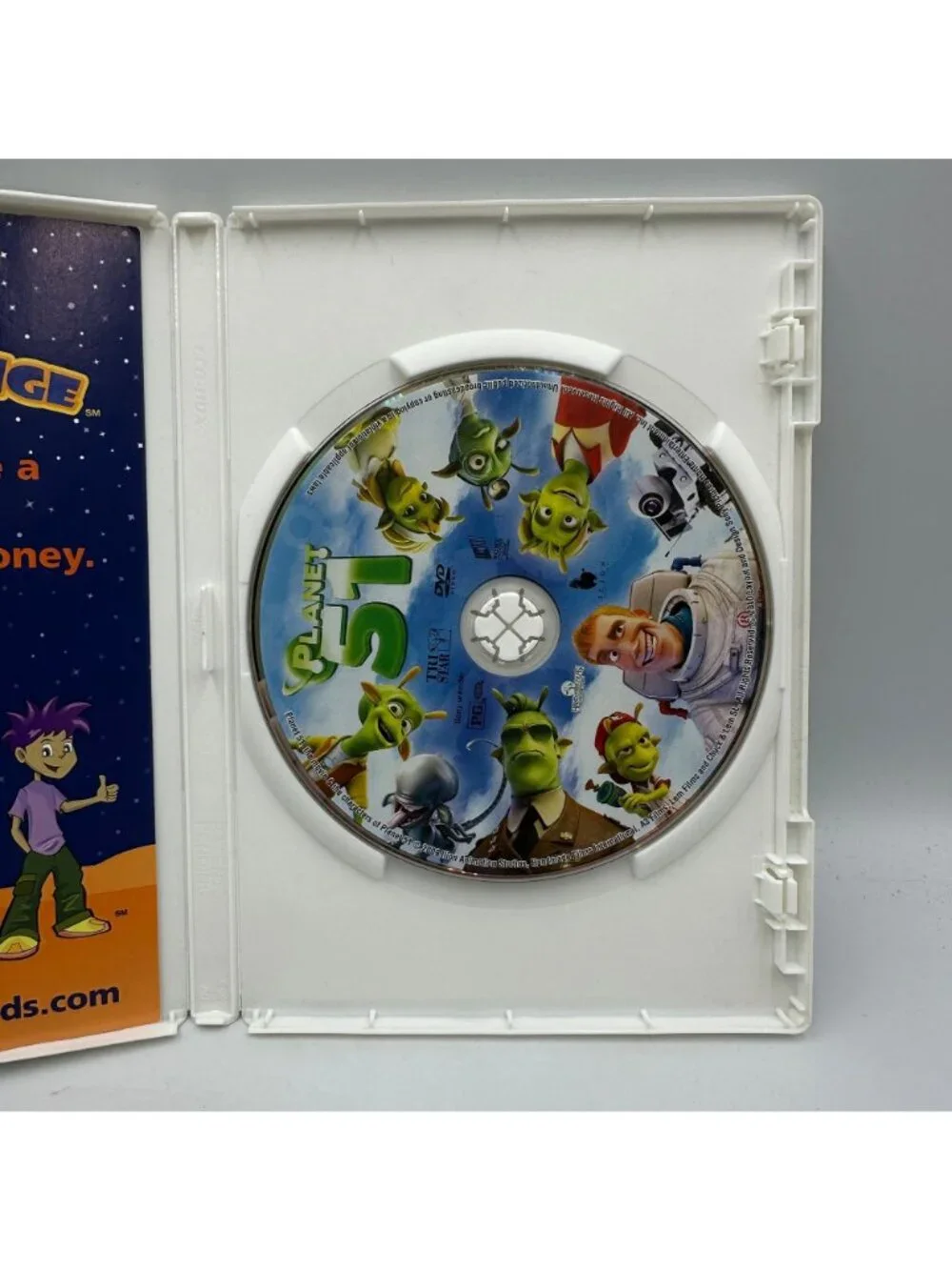 Planet 51 DVD 2009 Dwayne Johnson TriStar Animated Comedy PG Color 91 Min